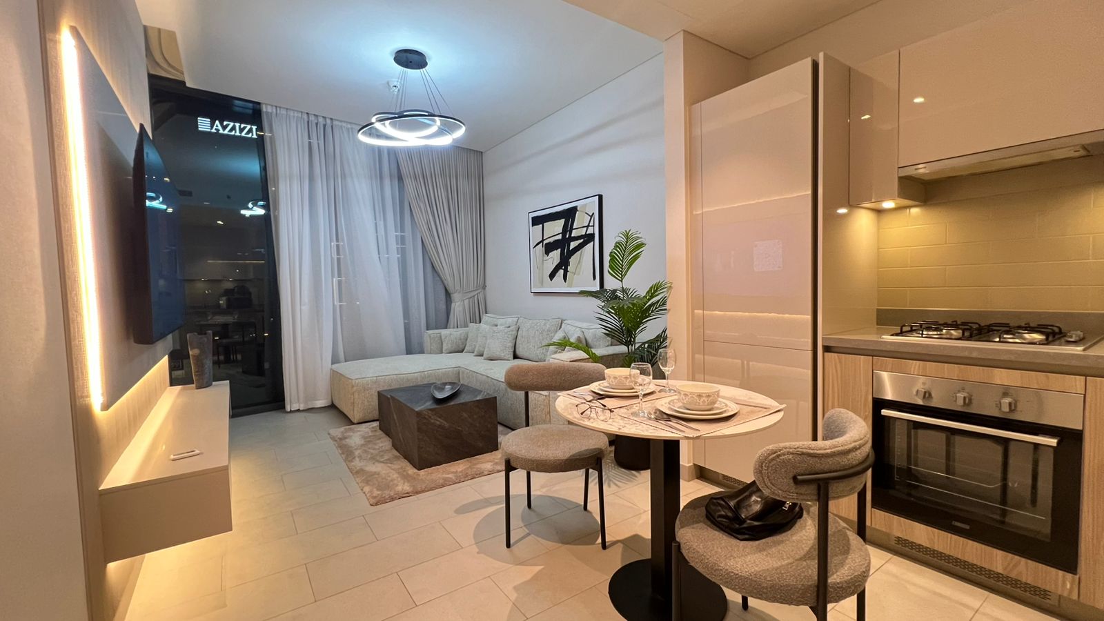 Modern apartment interior in Dubai