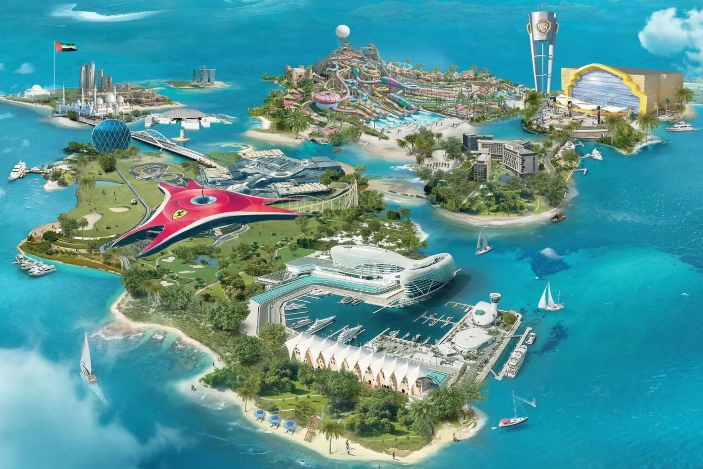 Yas Island near Sobha City in Abu Dhabi